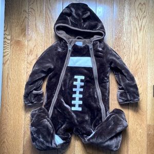 Football baby snow suit